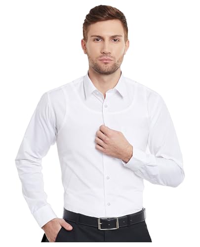 Image of Martin PACEMAKER Formal Shirt Regular Fit with Full Sleeves & Spread Collar(White)