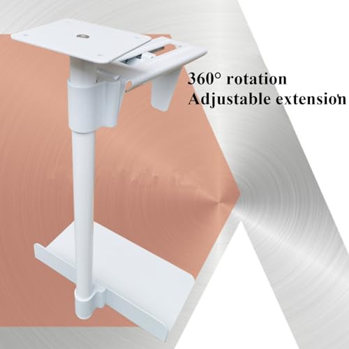 Soporte para CPU bajo escritorio ajustable para computadora con instalación sin herramientas miniatura 2