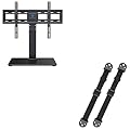 PERLESMITH Universal Swivel TV Stand Base&TV Anti-tip Straps for TV