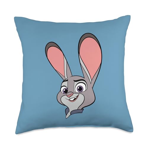 Disney Zootopia 2 Judy Hopps Big Face Halloween Costume Throw Pillow