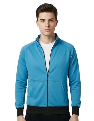 Scott International Jackets for Men | Winter wear | Men's Polyester Full Sleeve Zip with Pocket | Men Jackets | Winter Standard length Jackets