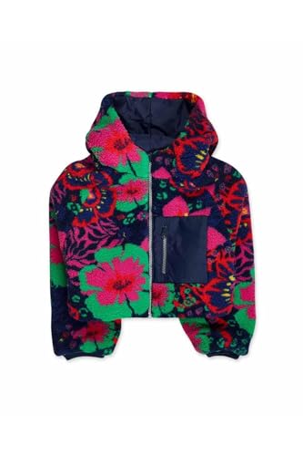 Tuc Tuc Parka reversible de niña color rosa colección wild flowers