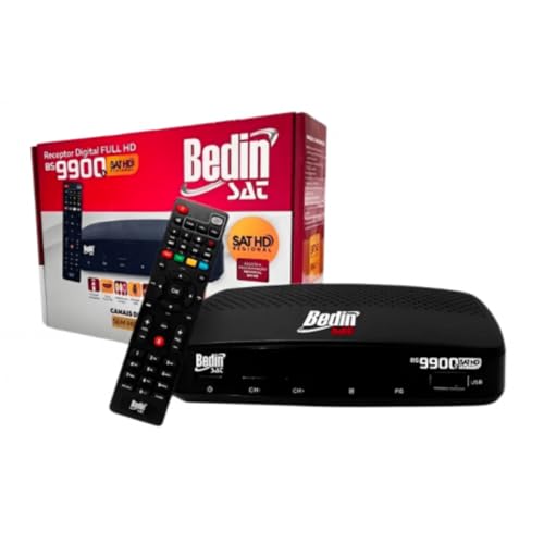10 Receptores Digital Full HD Banda C e KU - BS9900S Bedin Sat