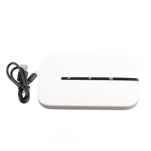 Image of Zunate 4G WiFi Router SIM Card Slot, Up to 10 Users 2.4GHz Battery Powered Portable 4G LTE Wireless Router for Phone PC Tablet Laptop Car Travel