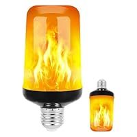 Lampadina A Fiamma LED Raheoy 5W | Effetto Fiamma Tremolante | Base E27 | Per Interni Ed Esterni | 4 Modalit&agrave;