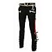 Thriller9 Michael Jackson Bad Trousers Pants with 2 Belts Classic MJ Professional Bad Pants Metal Buckle Punk Style Trousers Black (30)