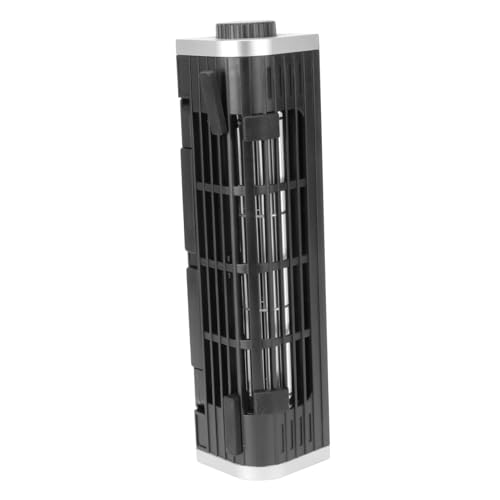 Enfriador USB para laptop con ventilador ajustable y soporte trasero negro miniatura 1