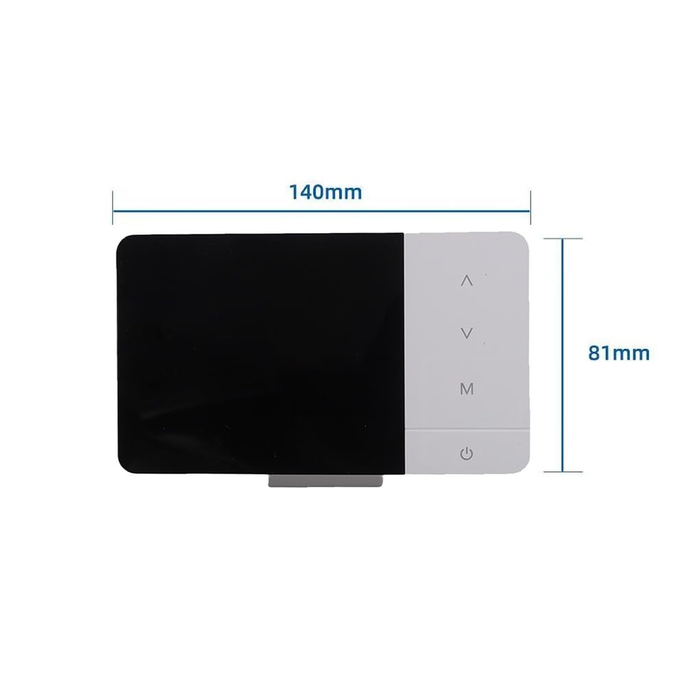 Thermostat intelligent, contrôleur de chauffage, application Tuya, contrôle de la chaudière sans fil, compatible vocal, précision ± 0,5 °C, 6 périodes quotidiennes, anti-gel, verrouillage