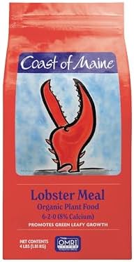Coast of Maine Lobster Meal - Organic Plant Food, Soil Amendment, Greening and Leafing, All-Natural Plant Food Fertilizer