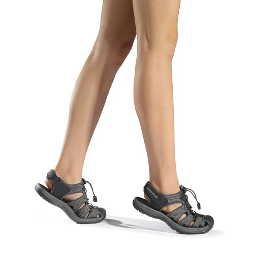 DREAM PAIRS Womens Closed Toe Hiking Summer Outdoor Sport Athletic Sandals4