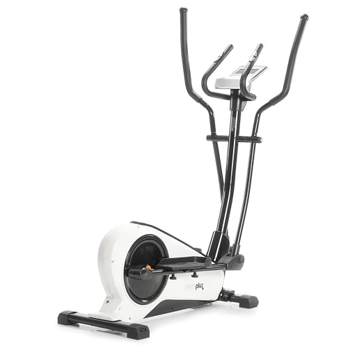 SportPlus Crosstrainer mit App Steuerung Kinomap, ca. 18kg Schwungmasse, 24 Widerstandsstufen & Traininsprogramme, Nutzer bis 130kg, Ellipsentrainer,