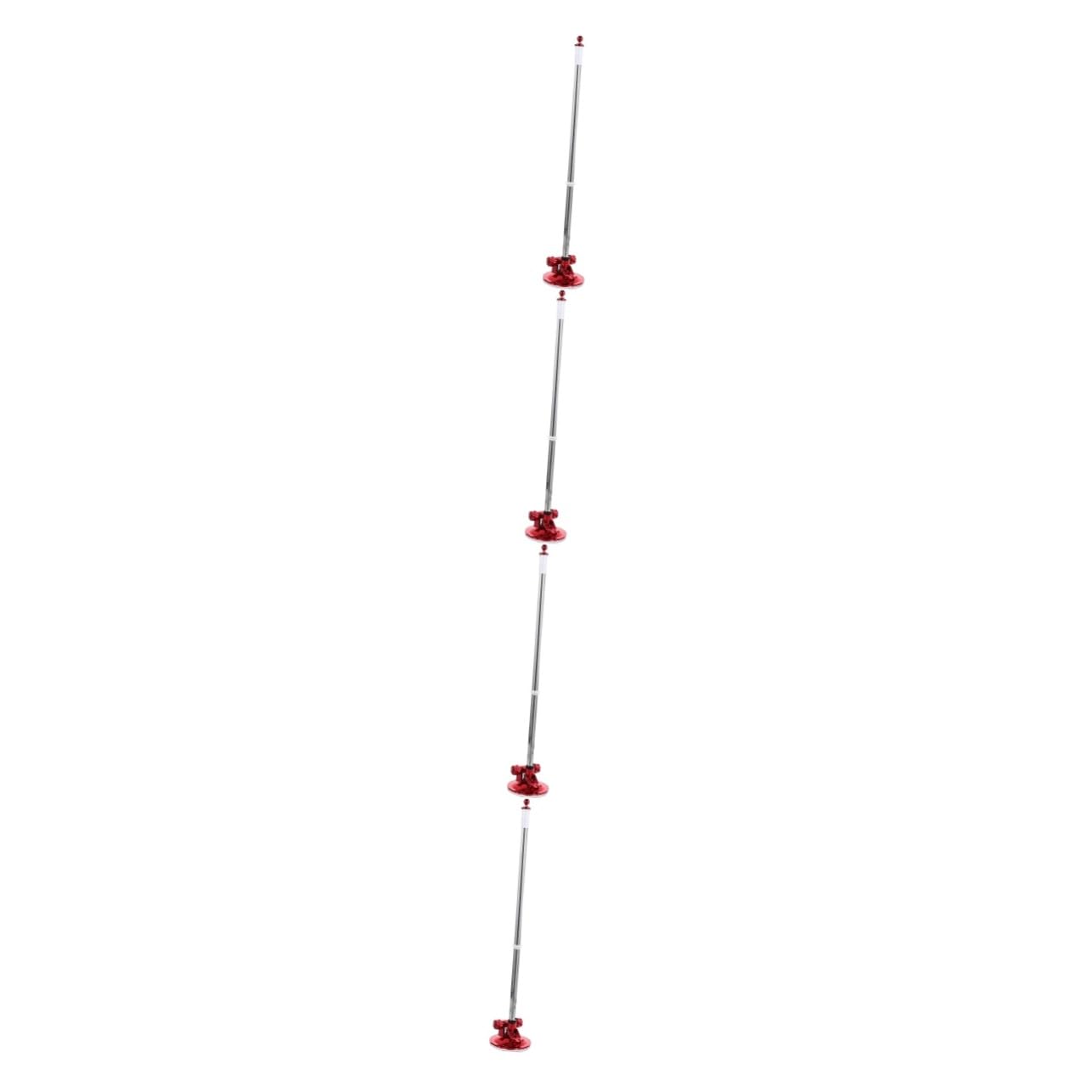 BESPORTBLE 4pezzi Portabandiera Da Auto Con Ventosa Supporto Stabile Per Bandiere Per Esterni e Resistente Al Vento e Alle Intemperie Facile Da Installare Con Ventosa Rossa
