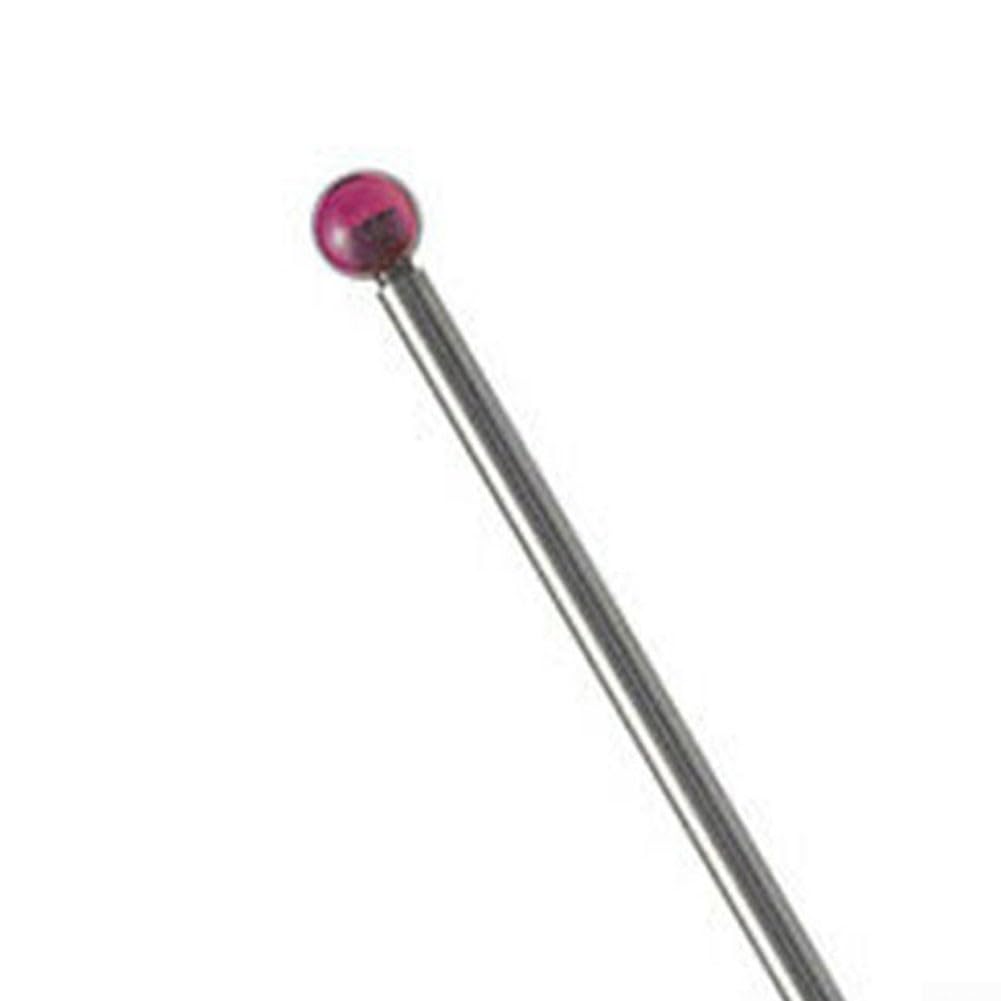 A-5003-3680 CMM Probe Stylus 50mm Lungo 3mm Diametro Punta Filettatura Acciaio Bianco Gambo Alta Rigidità per la Misurazione di Macchine Utensili