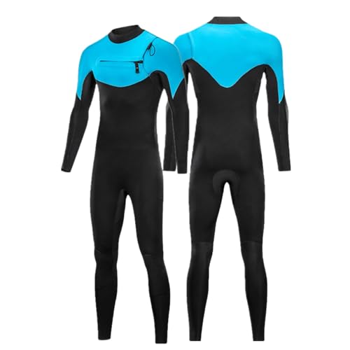 BEIAKE Full Body Wetsuit 3mm Neoprene Keep Warm Front Zipper for Kayaking Water Sports Diving Snorkeling Surfing