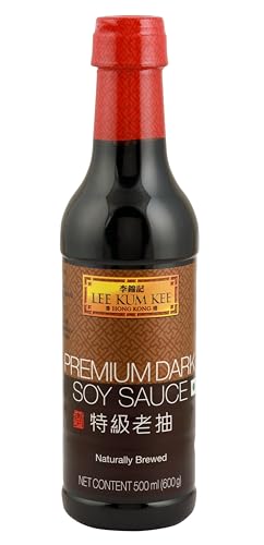 Lee Kum Kee Premium Dark Soy Sauce, 16.91 fl oz ℮ 500 ml لي كوم كي صلصة الصويا الداكنة الممتازة