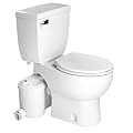 SANIFLO Sanibest Pro + Toilet Bowl Round + Toilet Tank Bundle - Residential - White