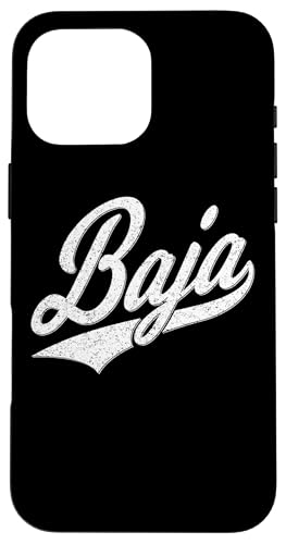 BAJA CALIFORNIA VARSITY SCRIPT CLASSIC SPORTS �W���[�W�X�^�C�� �X�}�z�P�[�X iPhone 16 Pro Max �p