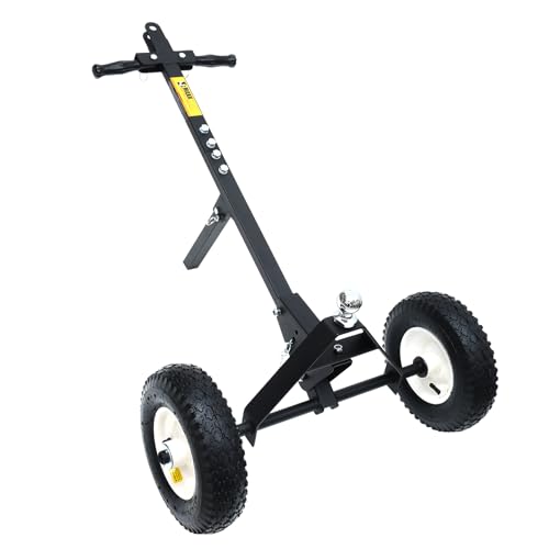 MaxxHaul 70881 Dual-Pull Trailer Dolly with 12 All Terrain Knobby Tires and 1-7/8 Hitch Ball - 600 lbs Capacity