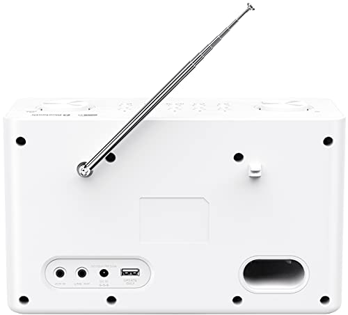 Kenwood CR-ST80DAB-W Stereo-Kompaktradio (2 x 10 W RMS, Bassreflex Lautsprecher DAB+, UKW,...