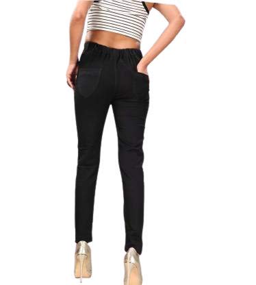Image of Black Denim Fix Elastic Women Denim Jegging