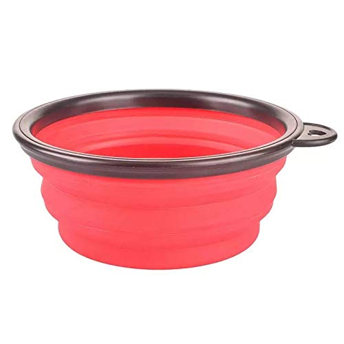 KUTKUT Silicone Collapsible Dog Bowl | BPA Free Dishwasher Safe, Portable Foldable Expandable Travel Bowl | Food Water Feeding Cup Dish for Dogs Cats (B08R9X5VCB) Amazon Price History, Amazon Price Tracker