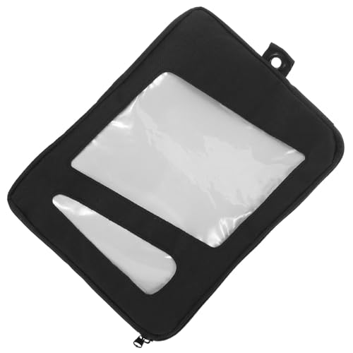 DIYEAH Bolsa para Guardar Aletas y Accesorios de Tabla de Surf 34X25 CM en Color Negro, Compartimentos para Tornillos, Adecuado para Transporte Durante Sesiones de Paddle Surf y Playa