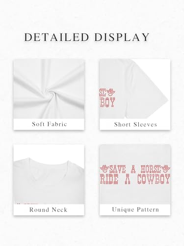 Cropped Cowgirl Outfits for Women Sparkly Western Country Concert Graphic Tee Rodeo Crop Top4