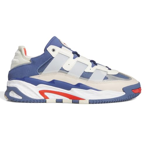 adidas Mens Niteball Lace Up Sneakers Shoes Casual - Blue