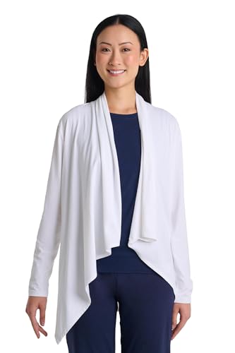 Coolibar UPF 50+ Women's Sun Wrap - Sun Protective,X-Large,White