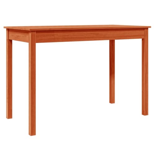 Table à manger en pin massif marron ciré 110x55x75 cm rustique - 8