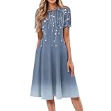 Entretien Facile & Durable：Lavable en machine, séchage rapide et couleurs résistantes : une robe toujours impeccable sans efforts.