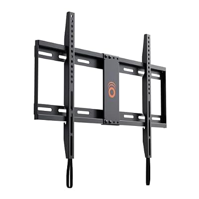 ECHOGEAR SlimView TV Wall Mount for 32" to 80" TVs - 1.25" Low Profile with Pull String Locking System for Cable Access & Included Hardware for DIY Easy Install