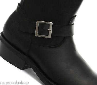 Grinders Rebel Biker Stivali Pelle Moto Cowboy