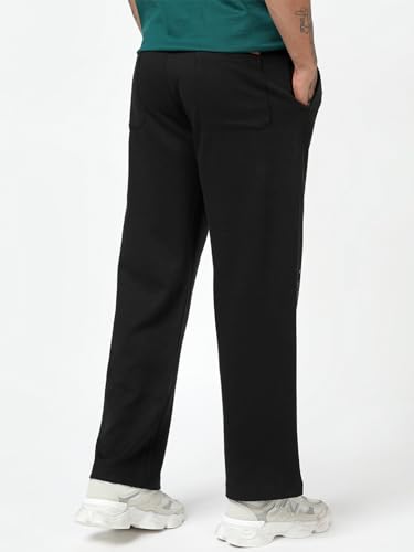 Image of Bewakoof Official Naruto Merchandise Itachi Men's Graphic Print Straight Fit Poly Cotton Track Pant