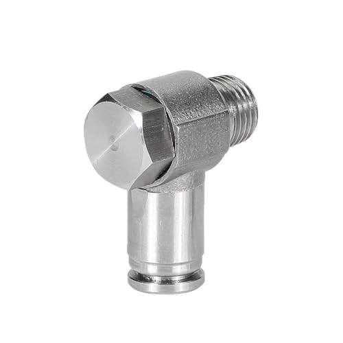 Conector rápido PH12-02 neumático de acero inoxidable con rosca hexagonal 2