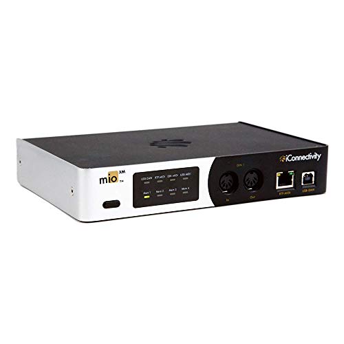 Iconnectivity Mioxm Usb Midi Interface With 2X Midi Cable Male To Male Cable 10' Bundle #TOP1