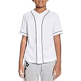 Yuji Itadori Kids Baseball Jersey Button Boys Short Sleeve T Shirts Hip Hop Fashion Casual Sports Bl