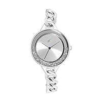 Fastrack Glitch Analog Silver Dial Women’s Watch-68026SM01