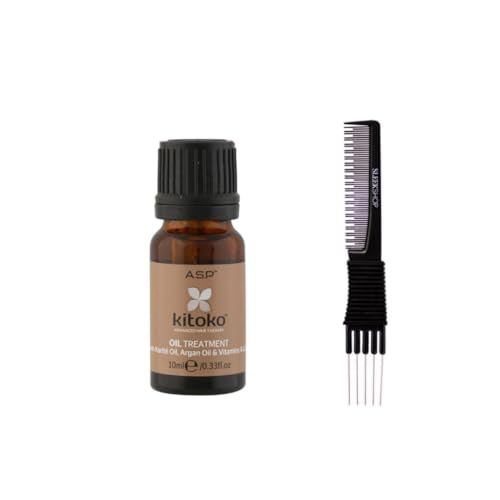 yper Affinage Kitoko Oil Treatment 0.33 oz con peine miniatura 1