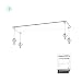 deleyCON Elevador de Monitor Soporte de hasta 20 Kg con 4 Pies...