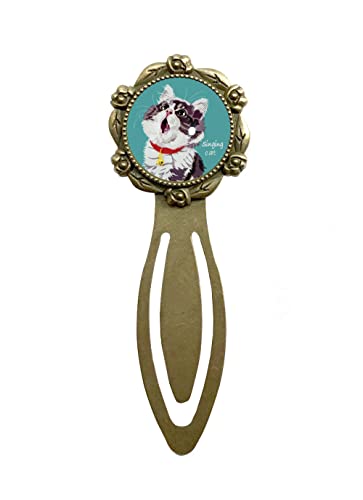 le Bonbon ブックマーカー 猫 歌う猫 BL ブックマーカー クリップ 猫 ブックマークしおり ネコ