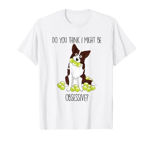 Tipico Border Collie divertente comportamento t shirt Maglietta