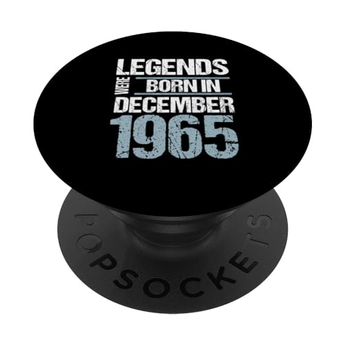 Las leyendas nacieron en diciembre de 1965 Cumpleaños PopSockets PopGrip Intercambiable