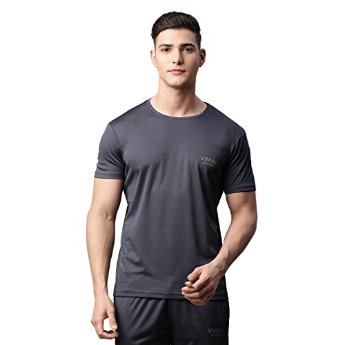 Image of Mack Jonney Men Round Neck Polyster Regular Fit T-Shirt