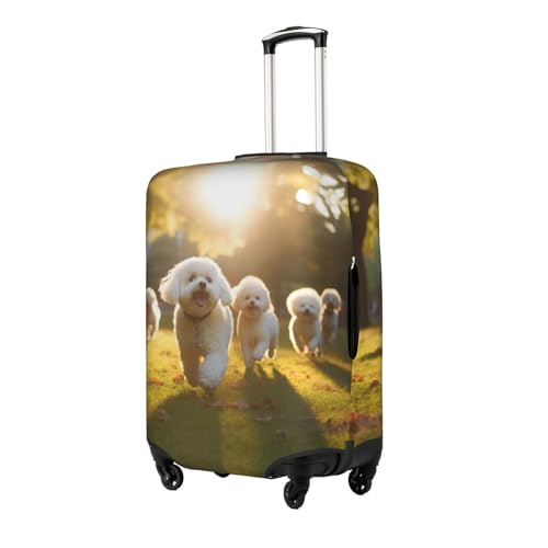 Oodles Of Poodles Print Suitcase Covers For Luggage Suitcase Cover Travel Luggage Cover Fits 18-32 Inch Suitcases2