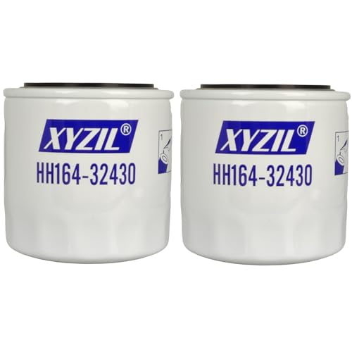XYZIL 2X Oil Filter HH164-32430 Compatible with Kubota L3240 L3540 L4200 L3940 L4740 L3560 L3600 L4060 L5240 L5740 M4900 M5700 M5140 MX4700 MX4800 MX5200 RTV1100 KH-101 KH-151 KX101 KX121-2 R410 R420 -  HH164-32430, 17321-32430, 15521-32430