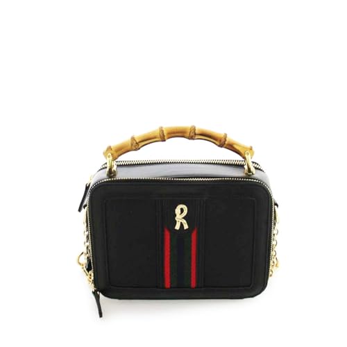 Sac de chambre en bambou noir pour femme - Rangement intérieur maison