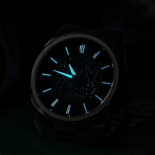 Image of watchdives WD0003C Elementum Original Design Men Watch VH31 Sweep Second Quartz Watch 36mm Sapphire Crystal Luxury Wristwatch 100m Waterproof Stainless Steel