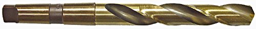Michigan Drill 210C Series Heavy Duty Super Cobalt Steel Drill Bit, 2 Morse Taper Shank, Spiral Flute, 135 Degrees Notched Point, 41/64" Size (Pack of 1)