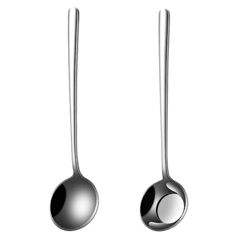 Stainless Steel Gravy Soup Spoon, Large Ramen Spoon Ladles, Deep Ladle,Cooking and Serving Spoons for Kitchen(2Pcs?